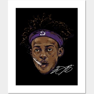 De'Aaron Fox Sacramento Mouthguard Posters and Art